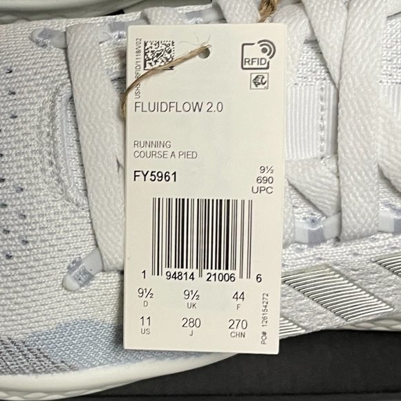 NIB adidas  Women's Fluidflow 2.0 Running Shoes - US 11 - Picture 10 of 10